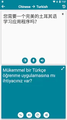 Chinese - Turkish android App screenshot 5